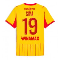 RC Lens Abdallah Sima #19 Fußballbekleidung Heimtrikot 2025-26 Kurzarm